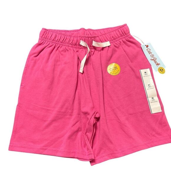 Nwt size 8 Cat & Jack pink Elastic Waist Shorts - Picture 1 of 2